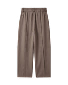 Men's Relaxed Straight-Leg Trousers - Hartley - Brown Back View