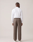 Men's Relaxed Straight-Leg Trousers - Hartley - Model Back