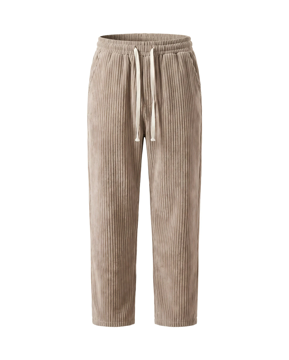 Men's Relaxed Wide-Wale Corduroy Pants - Weston - Khaki