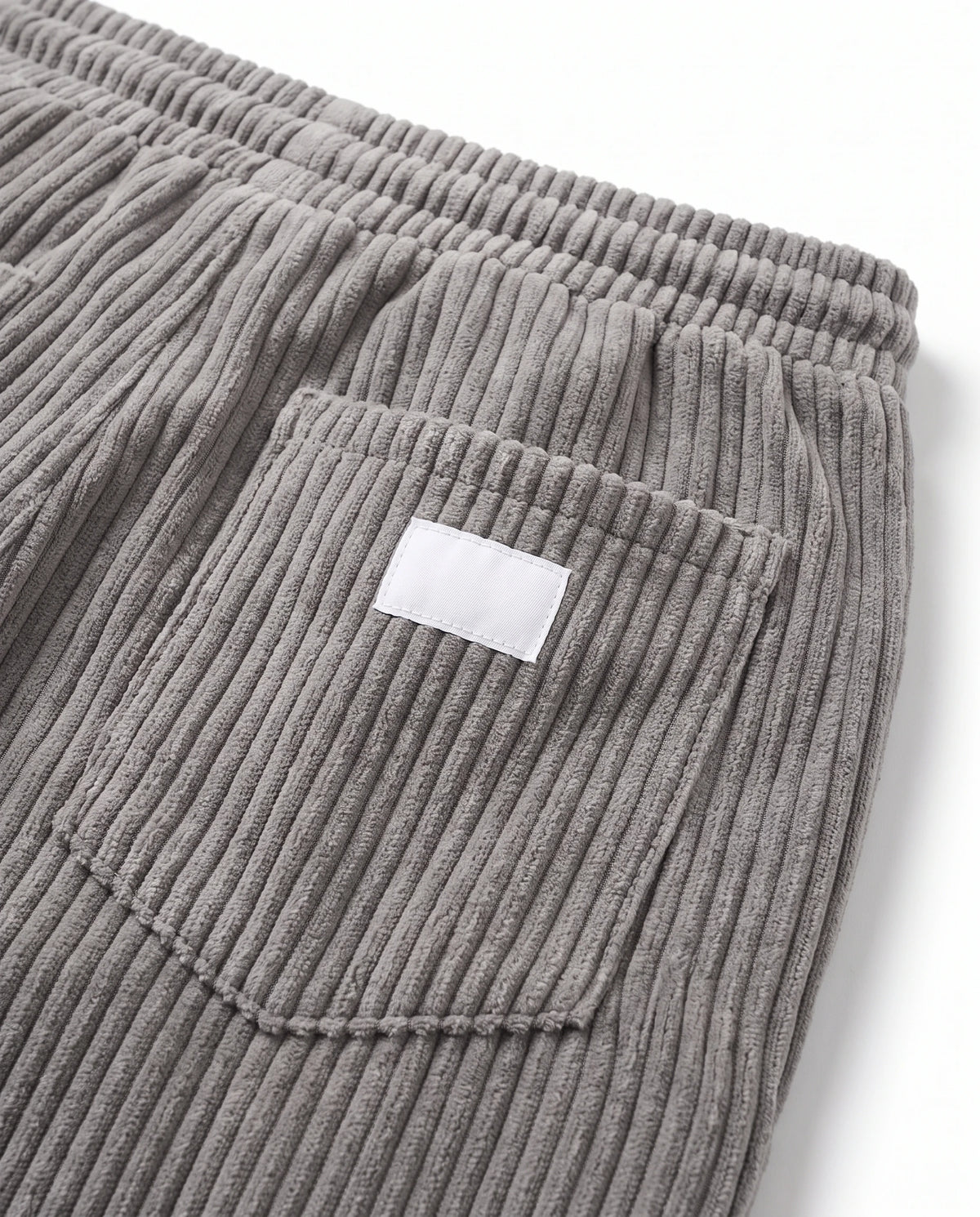 Men's Relaxed Wide-Wale Corduroy Pants - Weston - Back Patch Pocket Detail