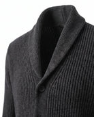 Men's Shawl Collar Button-Front Cardigan - Jermaine - Product view 9