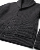 Men's Shawl Collar Button-Front Cardigan - Jermaine - Product view 11