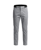 Men's Slim Tapered Cotton Chinos - Ellis - Gray