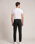 Men's Slim Tapered Cotton Chinos - Ellis - Model Back