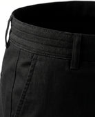 Men's Slim Tapered Cotton Chinos - Ellis - Elastic Waistband Detail