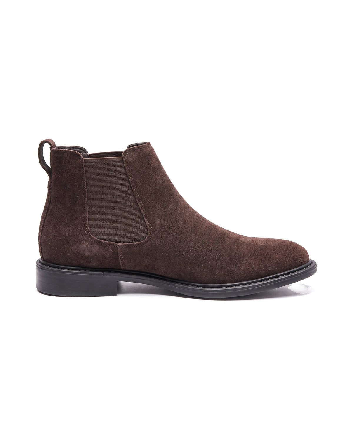 Men's Suede Chelsea Boots - Braden - Side Profile