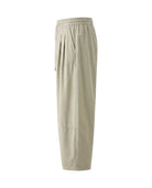 Men's Wide-Leg Pleated Lyocell Trousers - Marlow - Side View