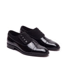 Men's Leather Cap-Toe Dress Shoes - Roderick - Black