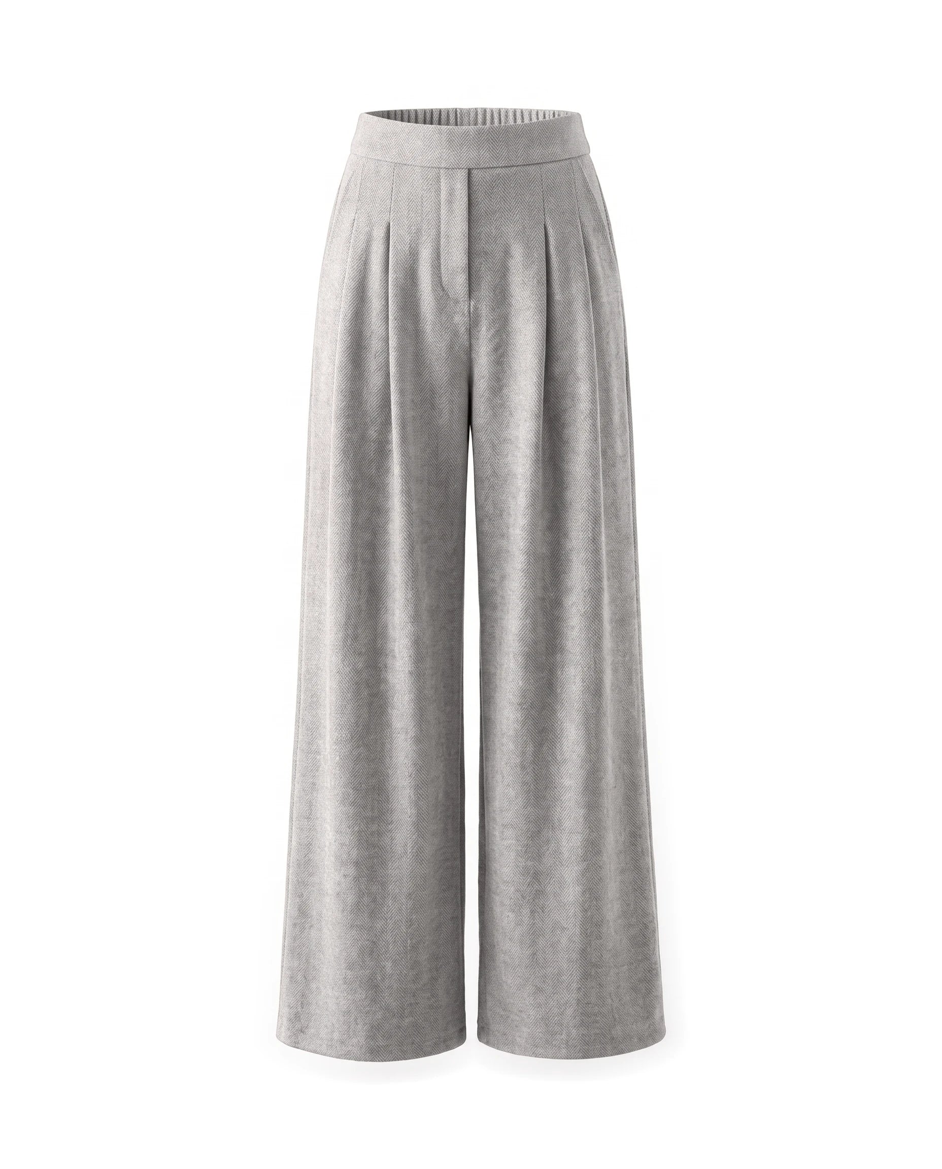 Women's Wide-Leg Culottes - Salomea - Dark Gray