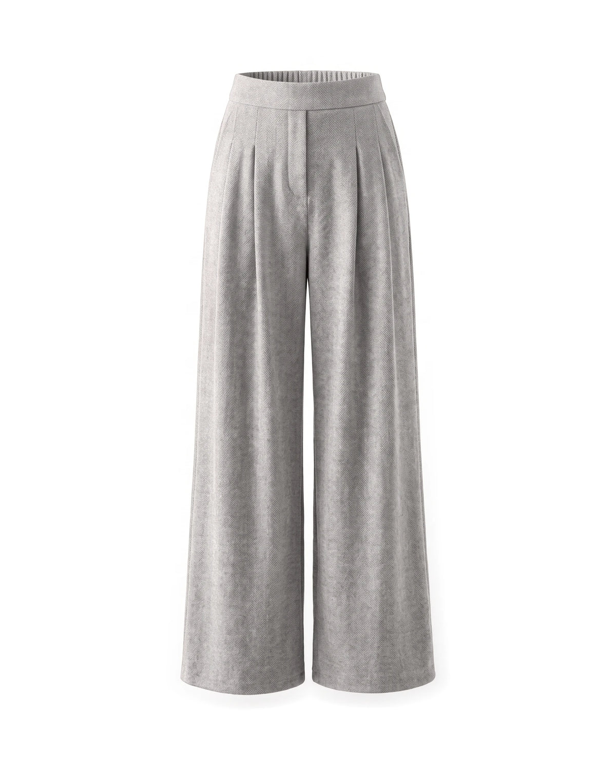Women's Wide-Leg Culottes - Salomea - Dark Gray