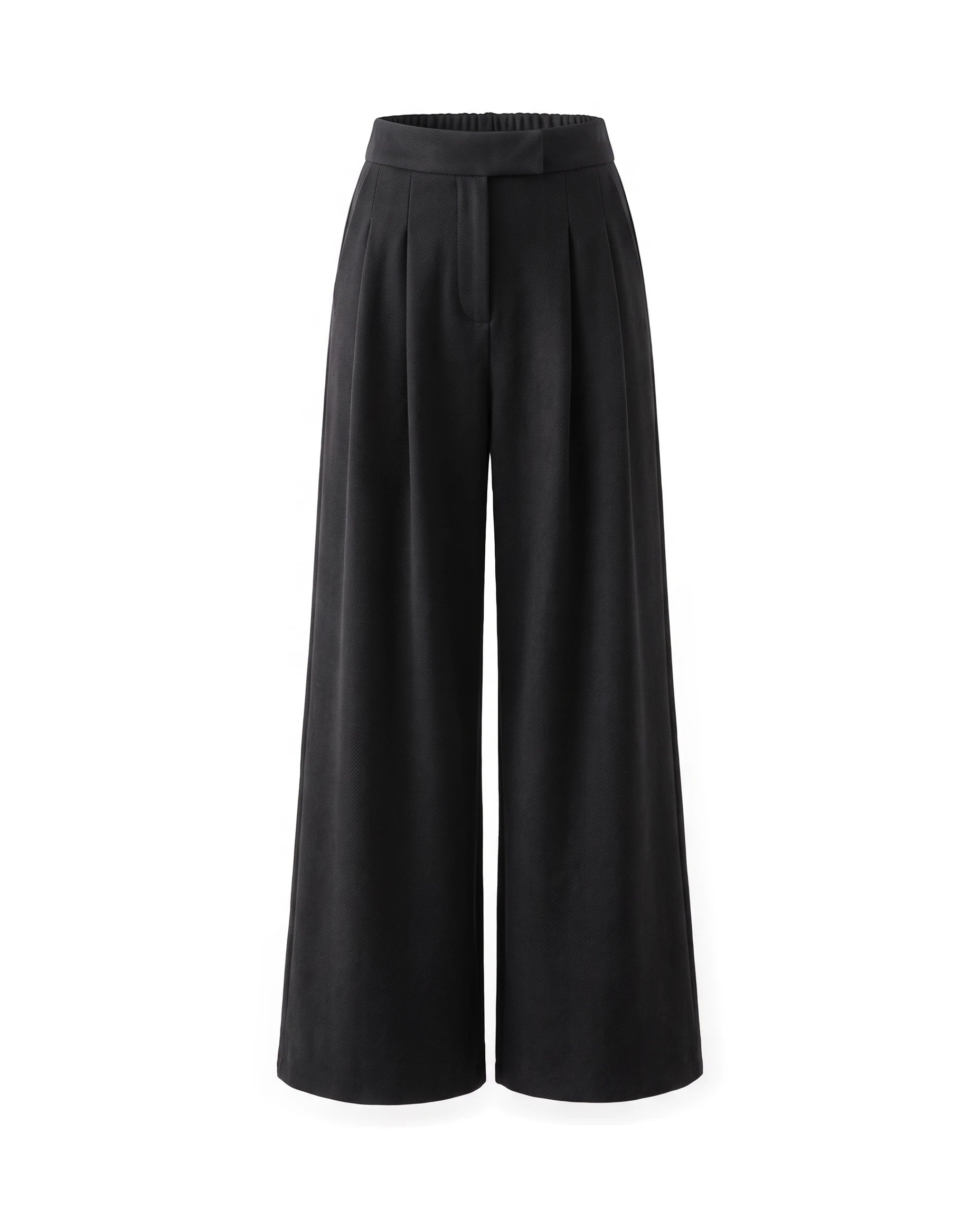 Women's Wide-Leg Culottes - Salomea - Black