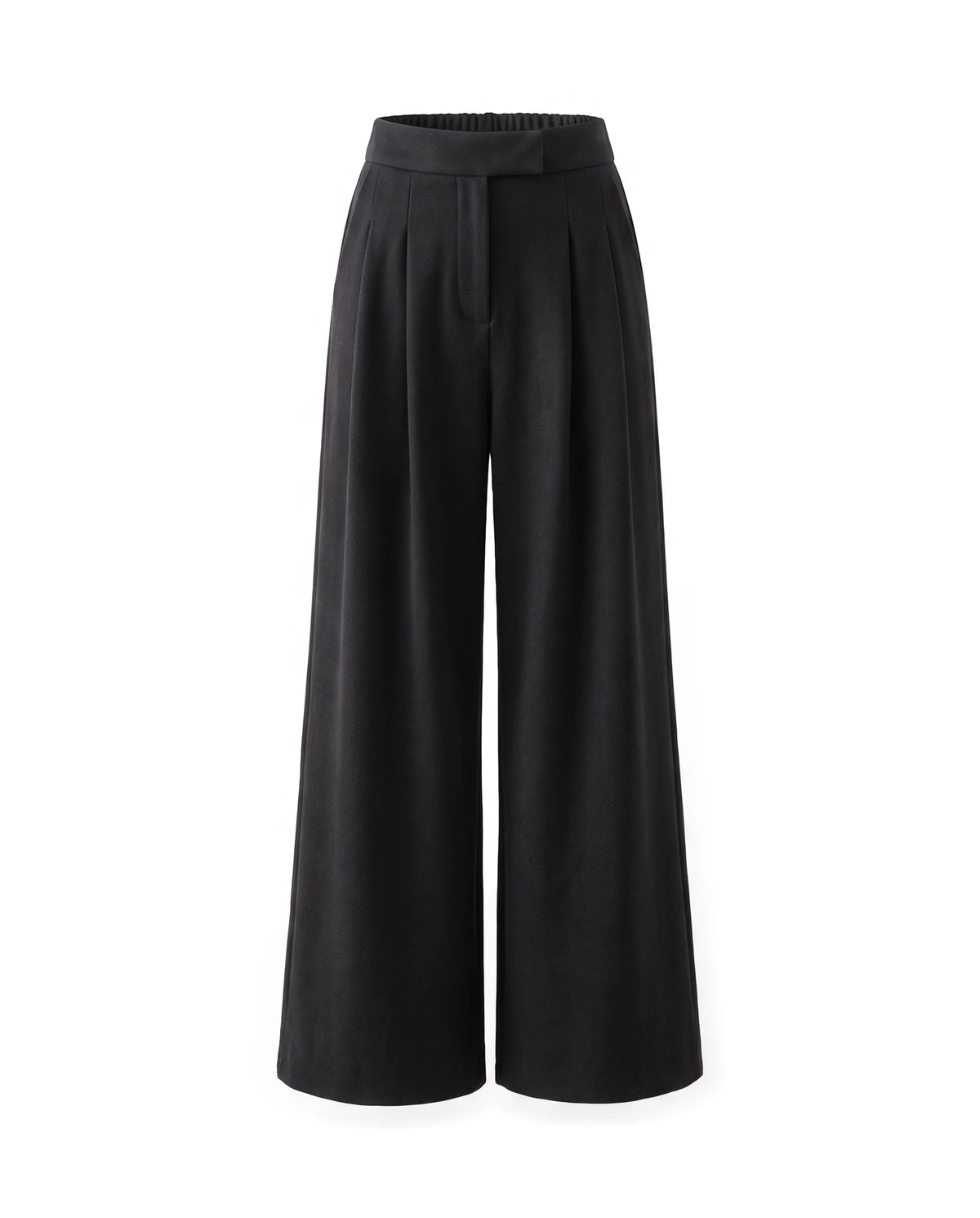 Women's Wide-Leg Culottes - Salomea - Black