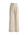 Women's Wide-Leg Pants - Serena - Beige