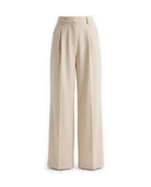 Women's Wide-Leg Pants - Serena - Beige