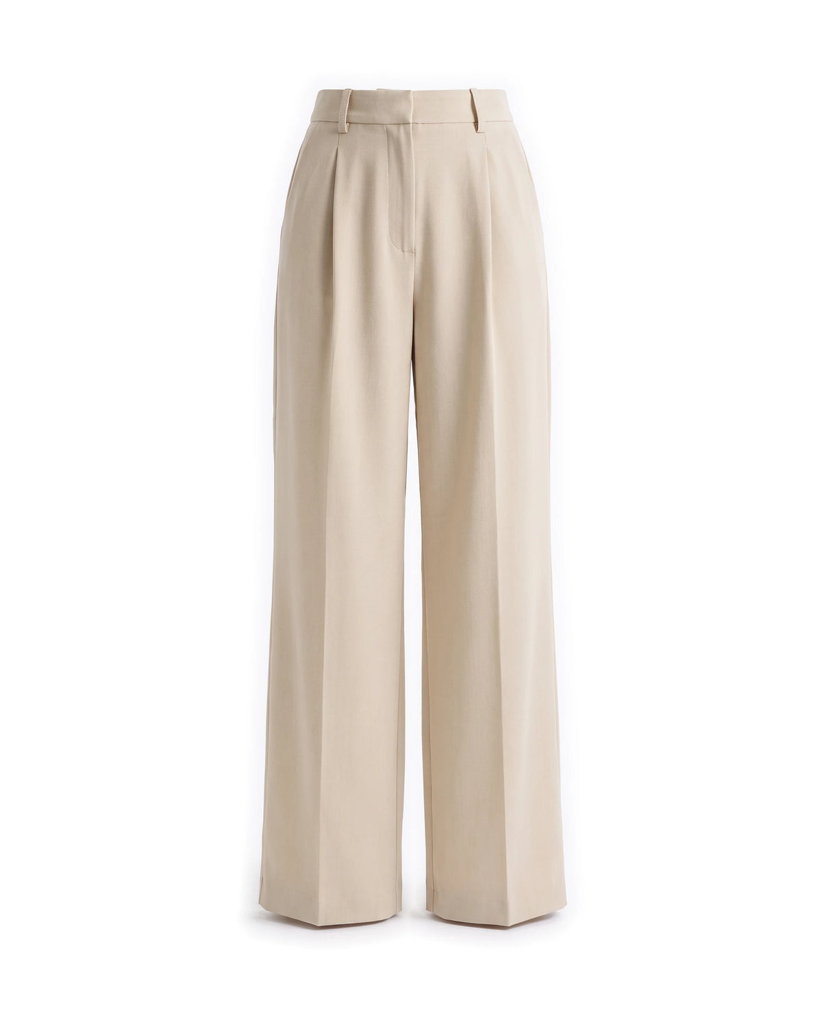 Women's Wide-Leg Pants - Serena - Beige