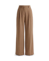 Women's Wide-Leg Pants - Serena - Brown