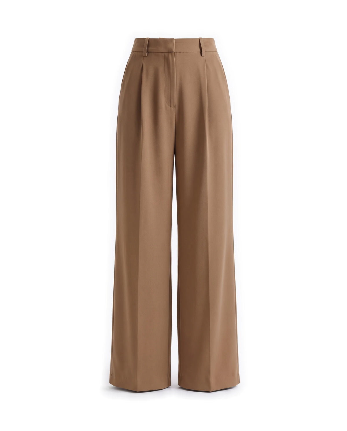 Women's Wide-Leg Pants - Serena - Brown