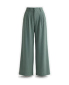 Women's Wide-Leg Pants - Serena - Green
