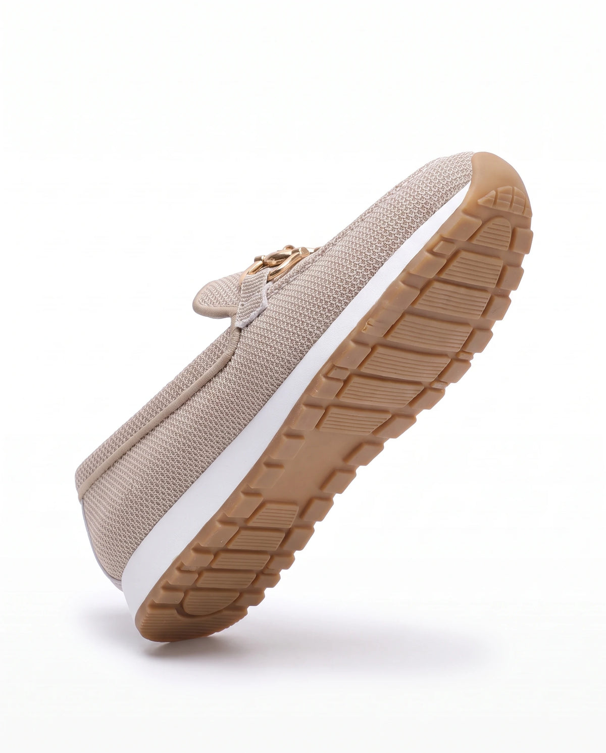 Women's Knit Platform Loafers - Teodora - Detail Outsole