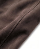 Women's Belted Faux Suede Wrap Jacket - Carmen - Detail Suede-Touch Fabric