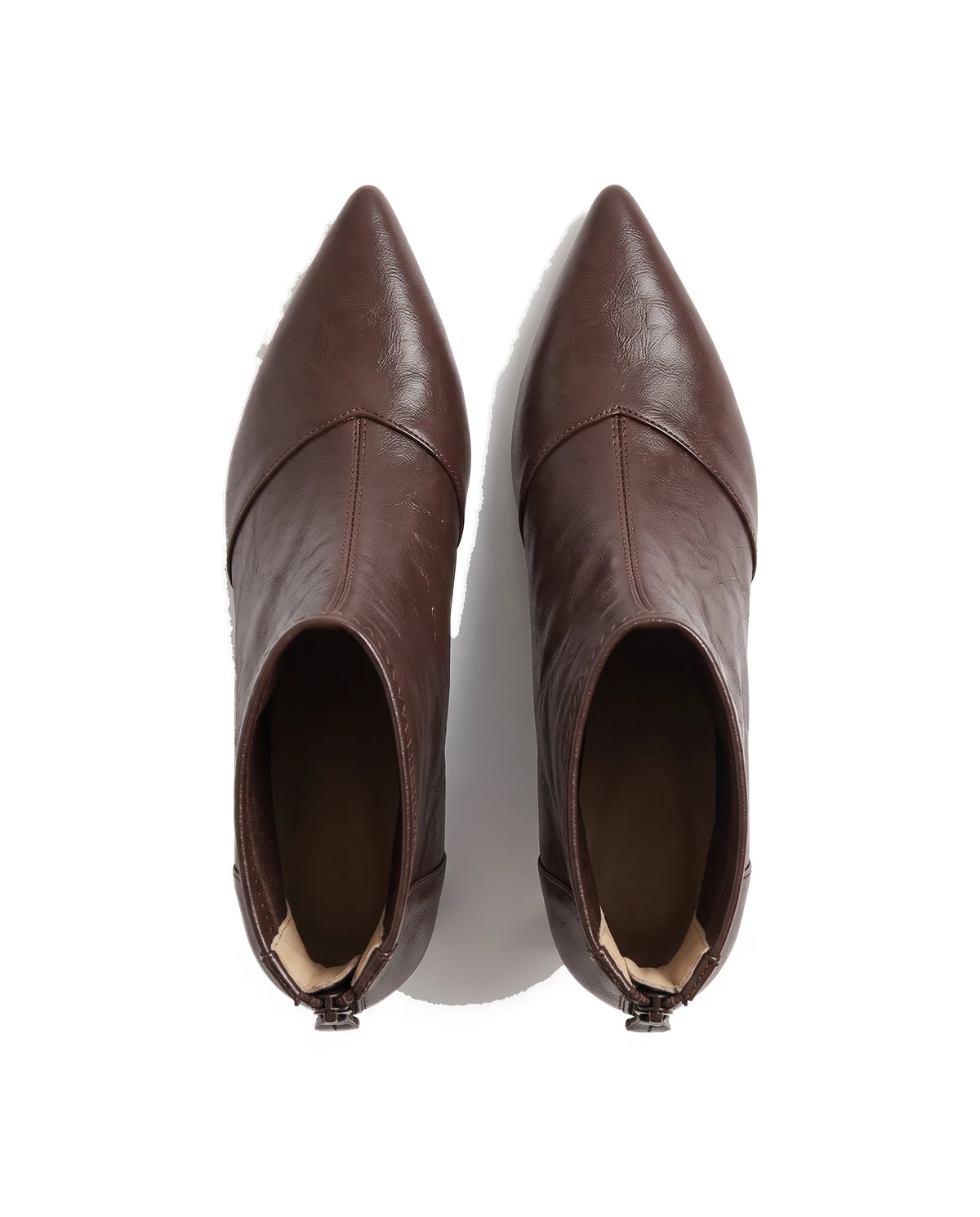 Women's Pointed-Toe Ankle Boots - Ninetta - Top View