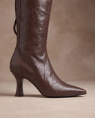 Women's Pointed-Toe Ankle Boots - Ninetta - Detail Pointed Toe and Heel