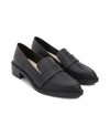 Women's Pointed-Toe Loafers - Giacinta - Black