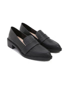 Women's Pointed-Toe Loafers - Giacinta - Black