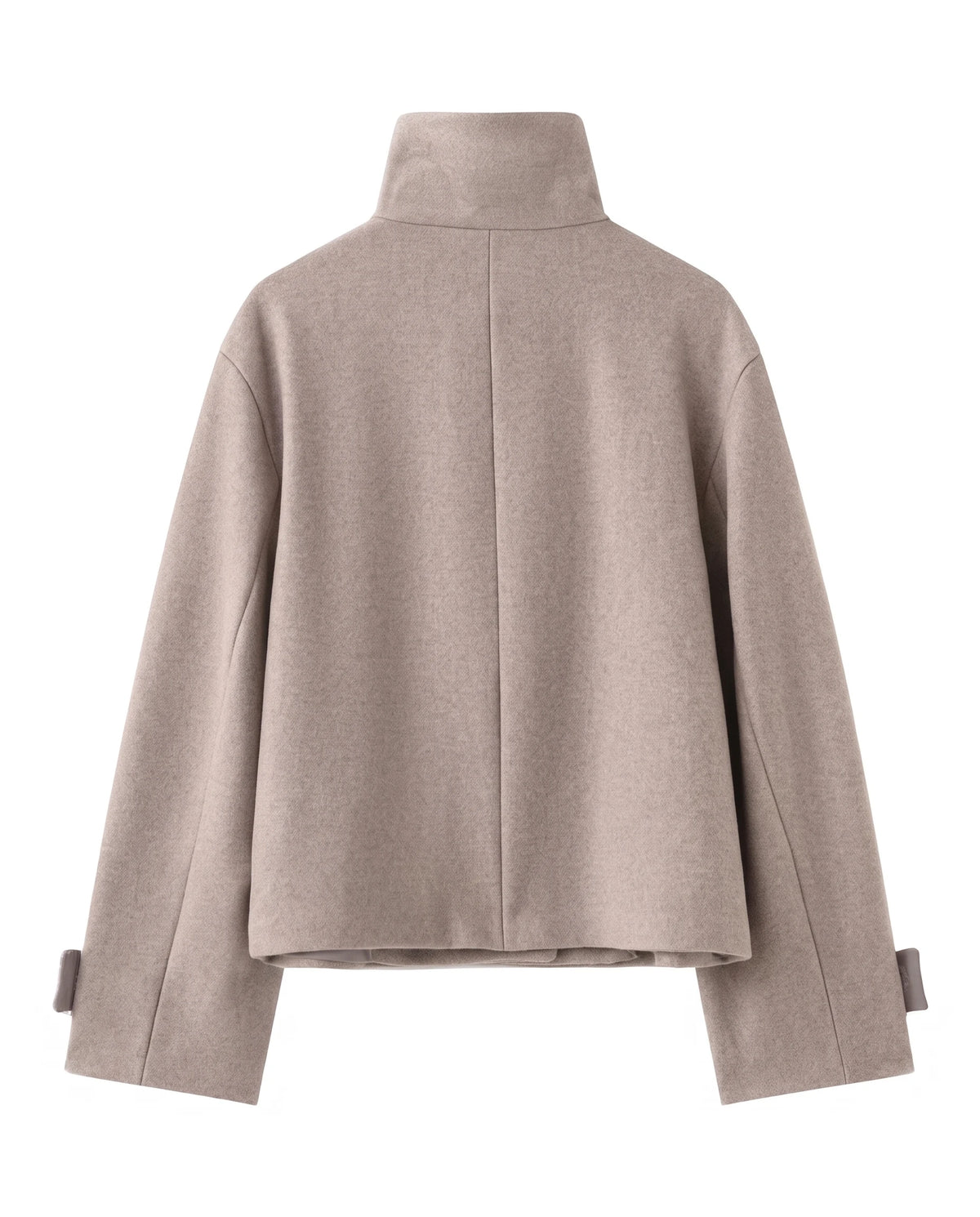 Women's Stand-Collar Short Coat - Victoria - Back View