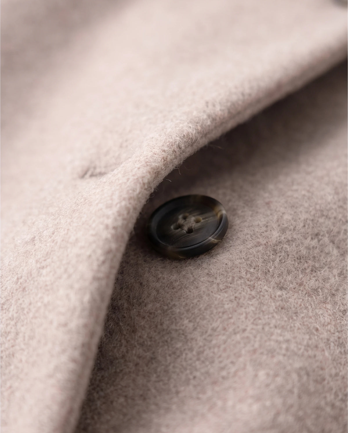 Women's Stand-Collar Short Coat - Victoria - Detail Fabric Texture