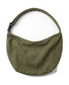 Women's Washed Canvas Hobo Bag - Colette - Olive Green