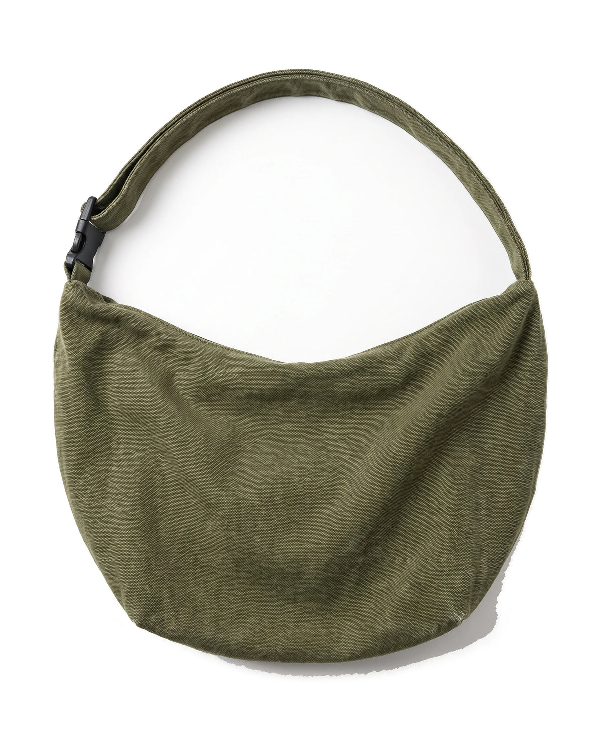 Women's Washed Canvas Hobo Bag - Colette - Olive Green