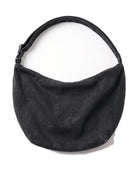 Women's Washed Canvas Hobo Bag - Colette - Black