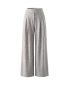 Women's Wide-Leg Culottes - Salomea - Dark Gray
