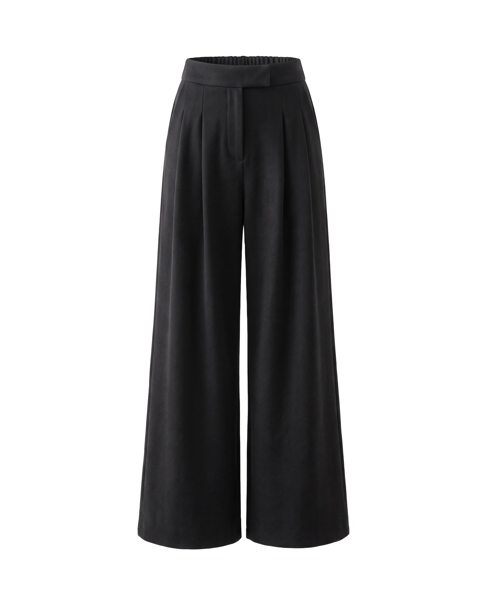 Women's Wide-Leg Culottes - Salomea - Black
