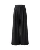 Women's Wide-Leg Culottes - Salomea - Black