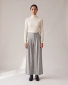Women's Wide-Leg Culottes - Salomea - Model Front
