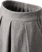 Women's Wide-Leg Culottes - Salomea - Elastic Waistband Detail