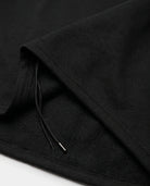 Women's Wrap-Hem Turtleneck Fleece Dress - Cornelia - Wrap Hem Detail