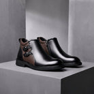 Men's Leather Side-Zip Ankle Boots - Bradford