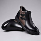 Men's Leather Side-Zip Ankle Boots - Bradford