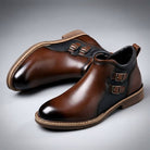 Men's Leather Side-Zip Ankle Boots - Bradford