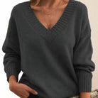 Women's Pleated V-Neck Blouse - Zenobia