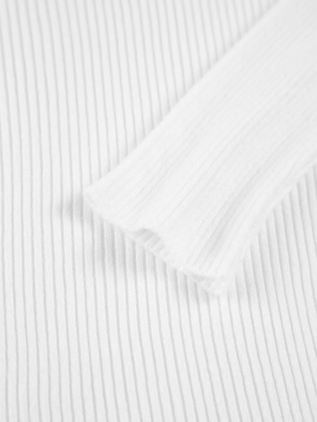 Women's Slim-Fit Ribbed Mock-Neck Top - Dallas