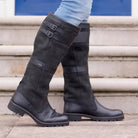 Women's Buckle Knee-High Boots - Mariela