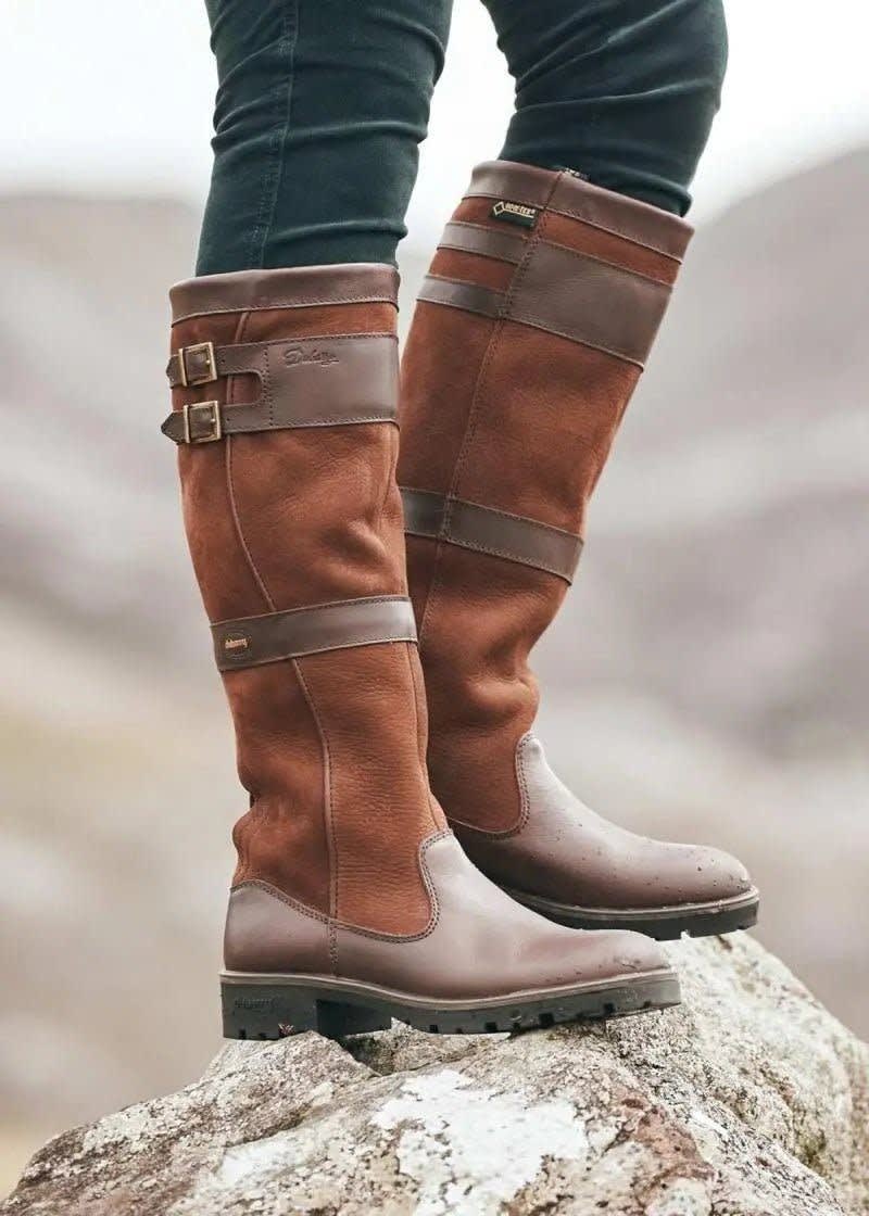 Women's Buckle Knee-High Boots - Mariela