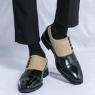 Men's Leather Cap-Toe Dress Shoes - Roderick