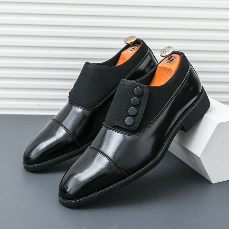 Men's Leather Cap-Toe Dress Shoes - Roderick