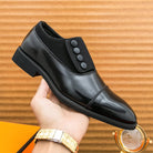 Men's Leather Cap-Toe Dress Shoes - Roderick