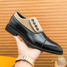Men's Leather Cap-Toe Dress Shoes - Roderick
